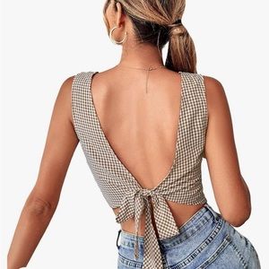 Open Back Top